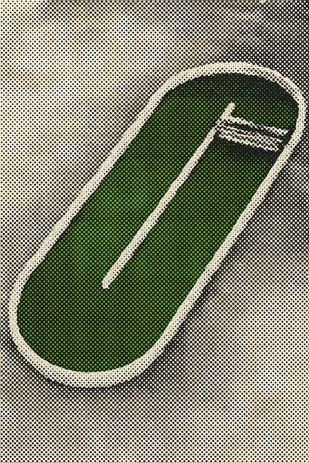 Duckweed pond halftone